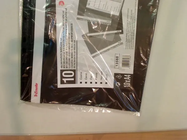 Esselte - Rapportfil - for A4 (210 x 297 mm) - sort