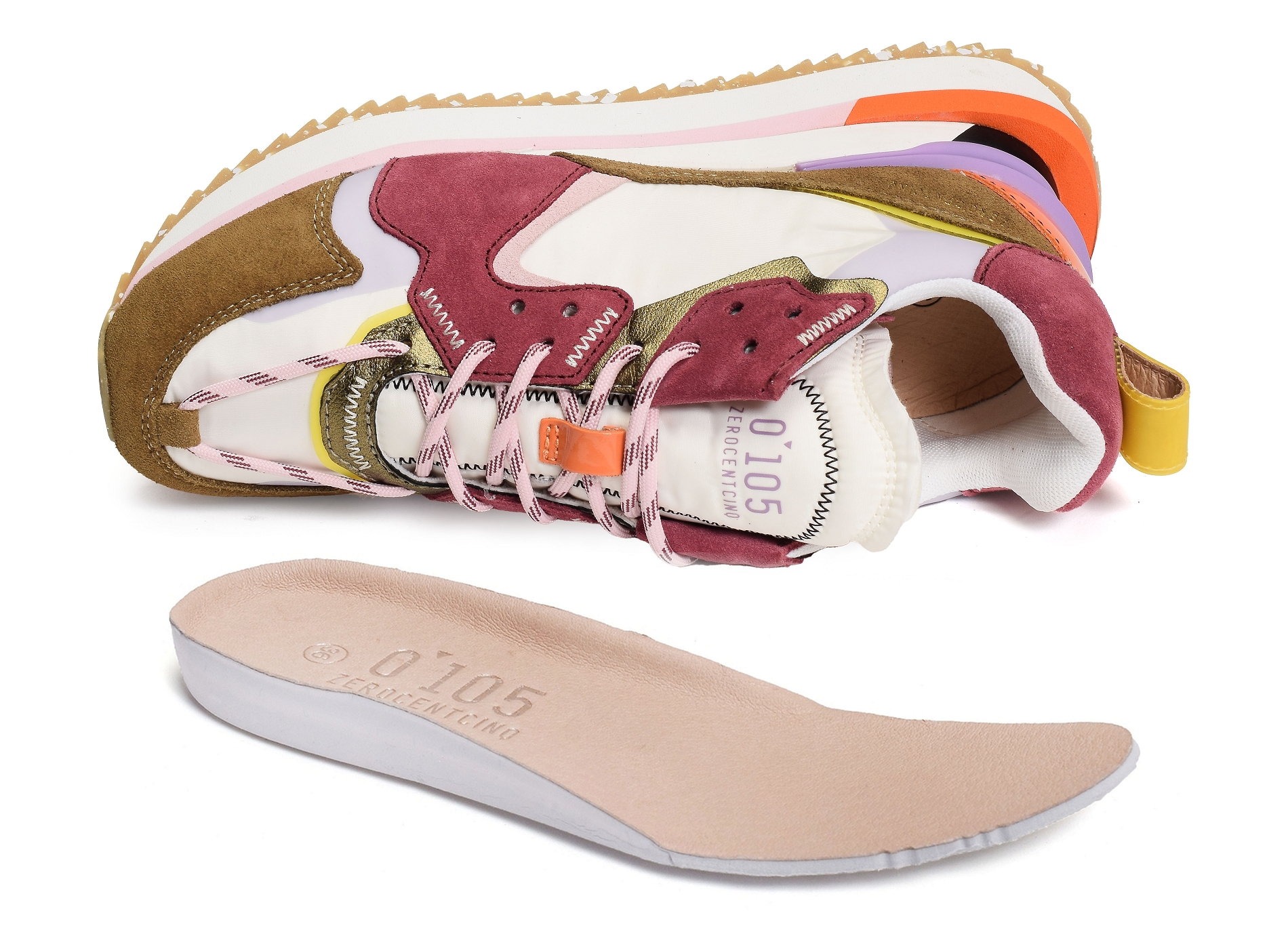 Treck up blanc multicolore
