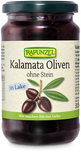 Rapunzel BIO Oliven Kalamata violett, ohne Stein in Lake