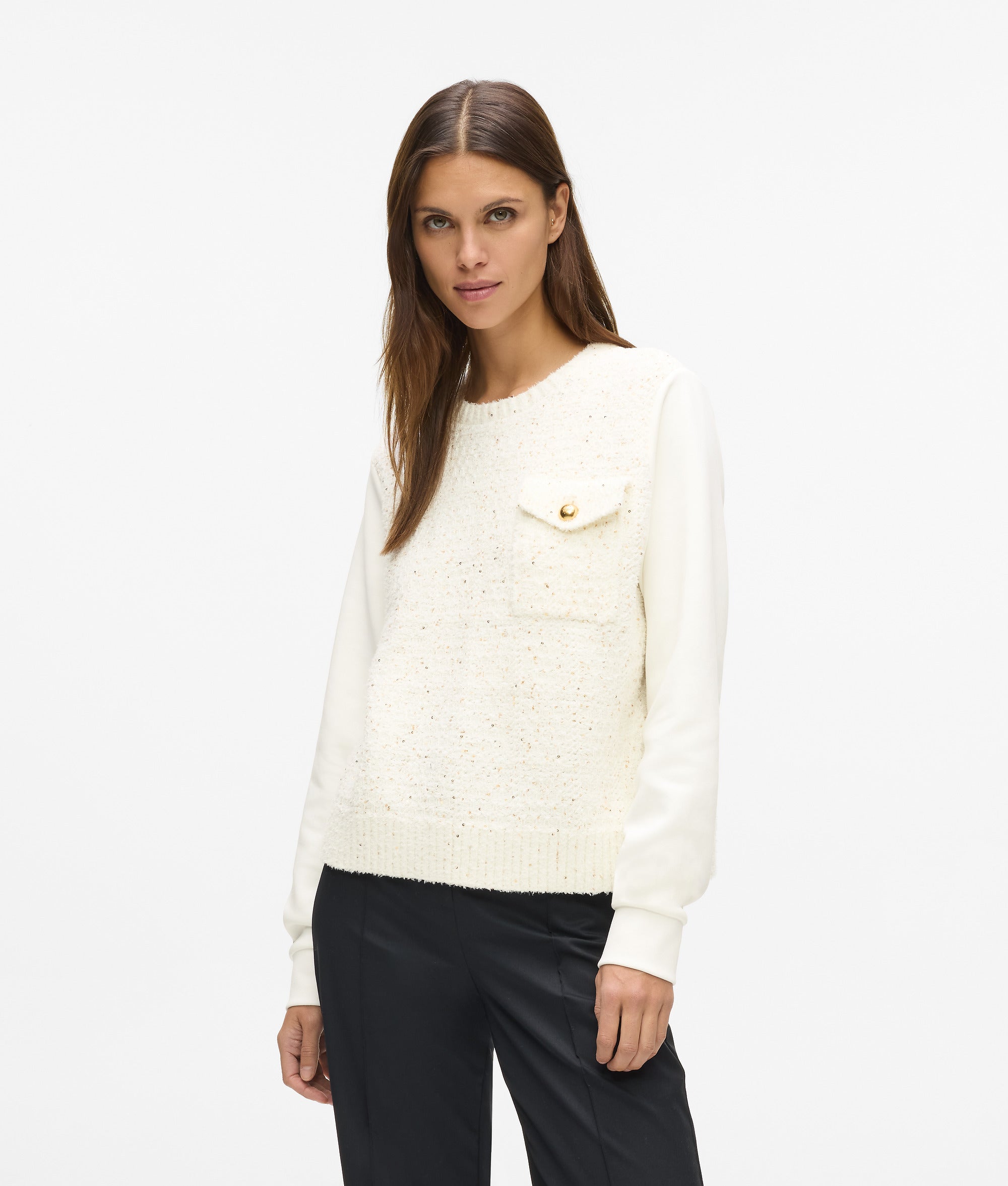 Bouclé-sweatshirt