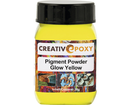Creatief Epoxy Pigmentpoeder voor Giethars Glow Geel 30 g