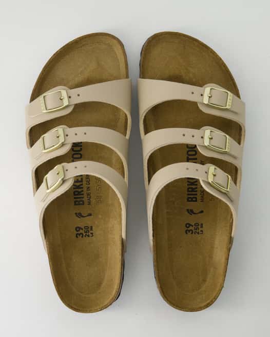 Birkenstock Florida Pantoletten in Beige