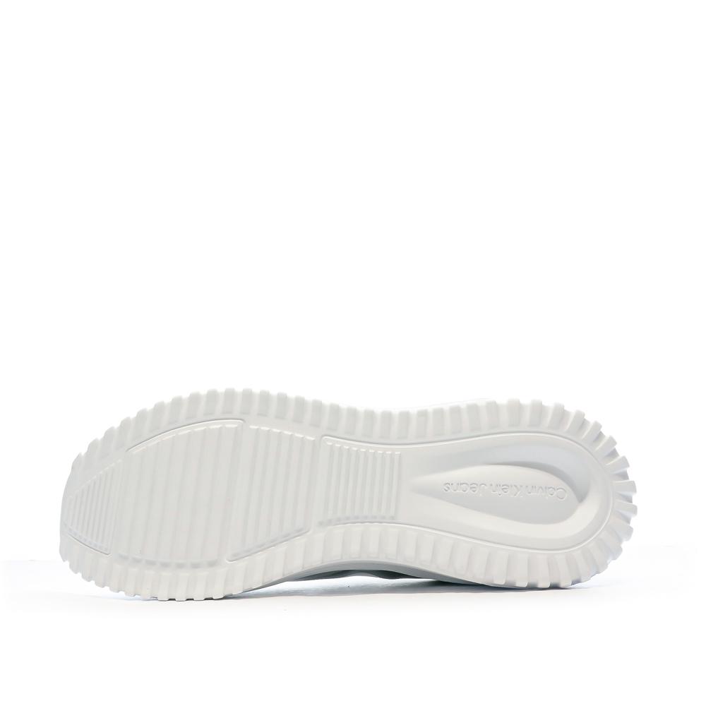 Calvin Klein Jeans Baskets Blanches/Grises Homme Calvin Klein Jeans Eva Runner Lowlaceup
