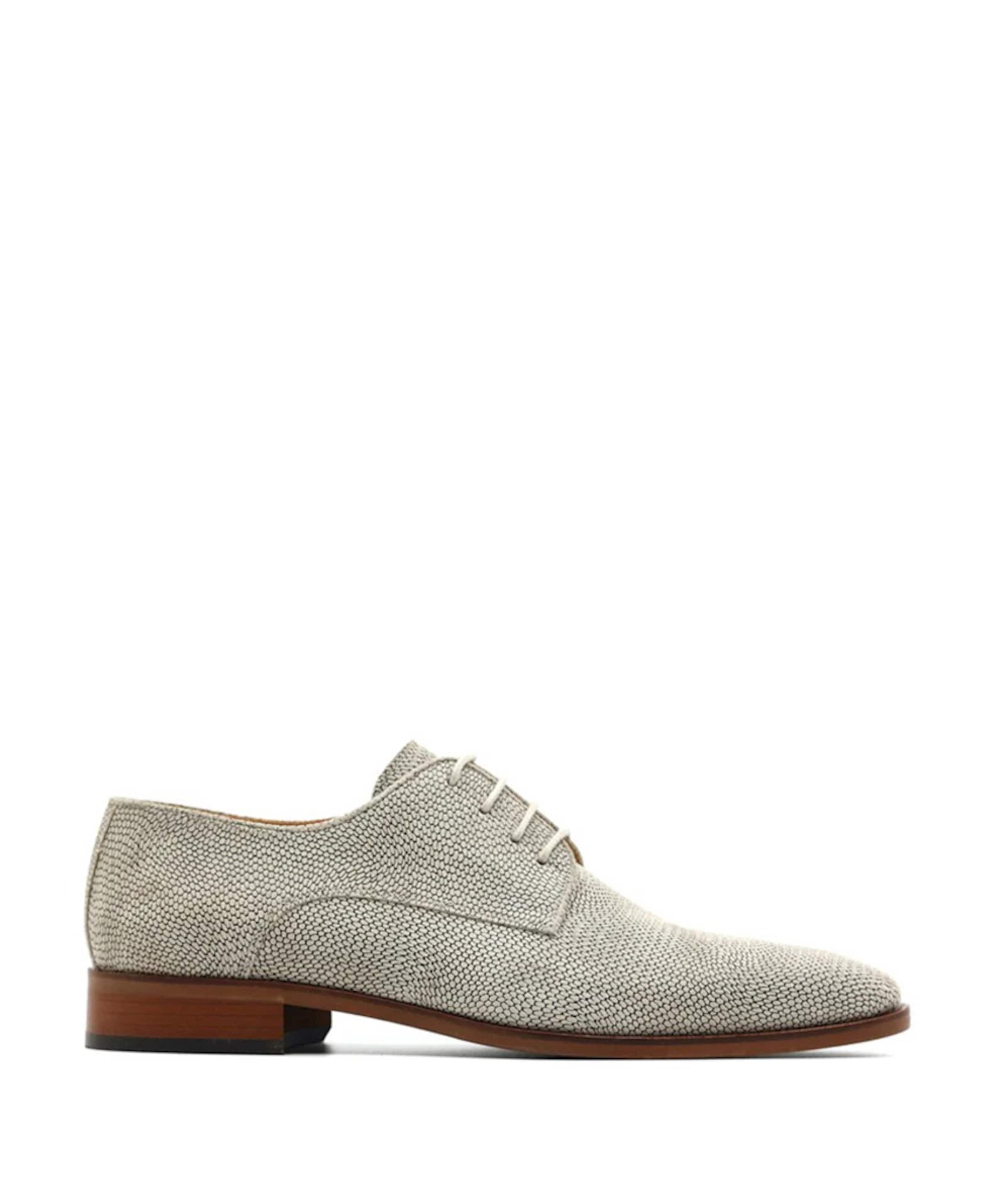 Melik Gabbro heren veterschoenen beige