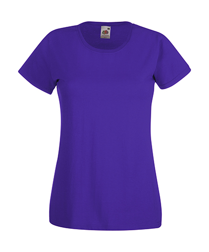 Fruit of the Loom 61-372-0 - T-Shirt Femme 100% Coton Lady-Fit