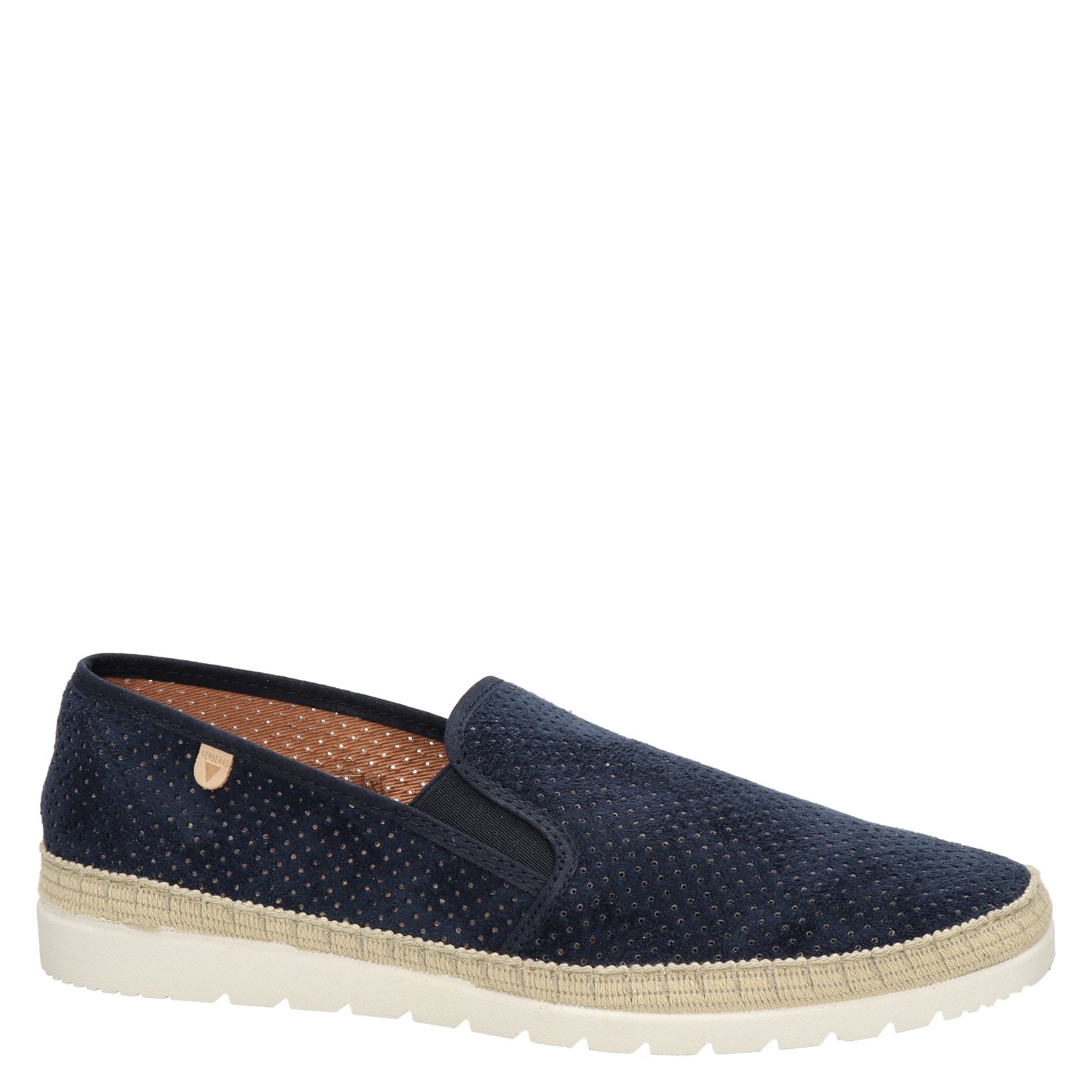 Boris heren espadrille Verbenas Blauw