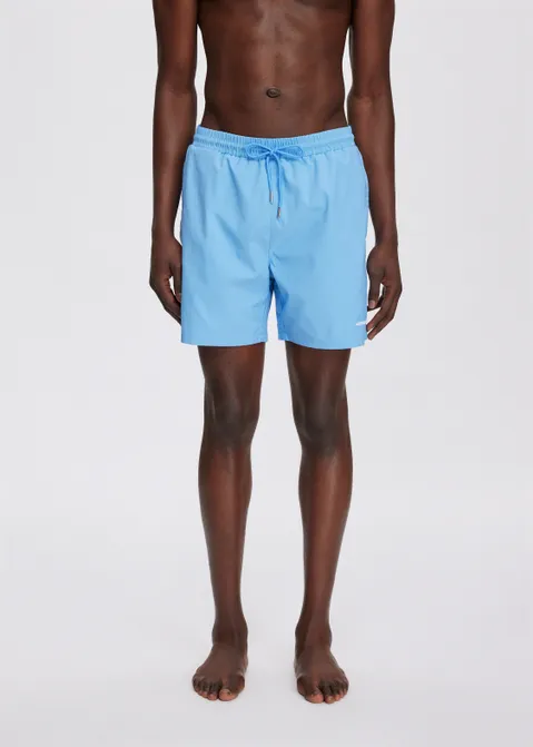 Zwembroek met merk logo blauw (BLW.FR)