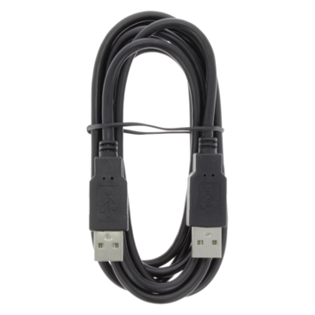 Q-Link USB kabel 2.0 USB-A male/male 2 meter zwart