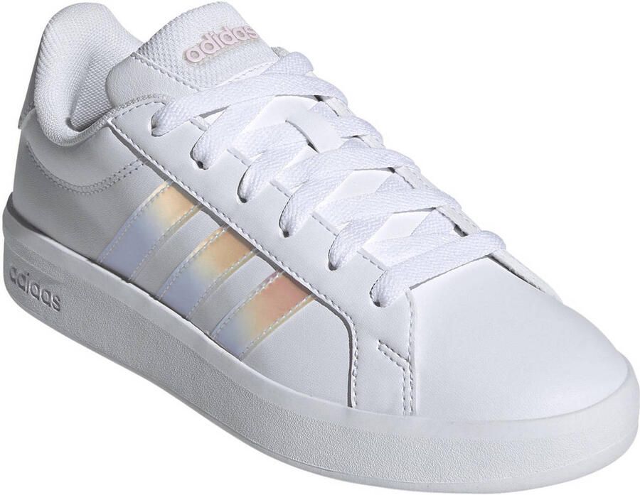 Adidas Grand Court 3.0 Kindersneakers Wit 2 3 Mesh Synthetisch