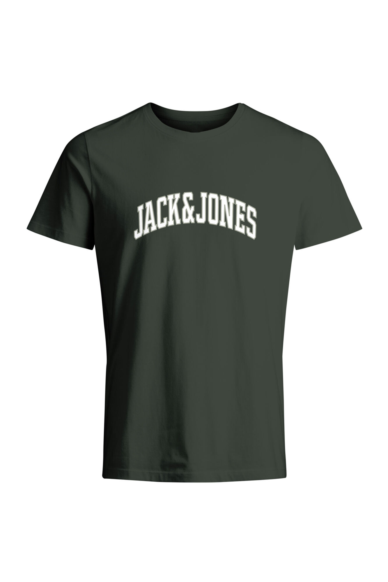 Camiseta de algodão com logo - Verde