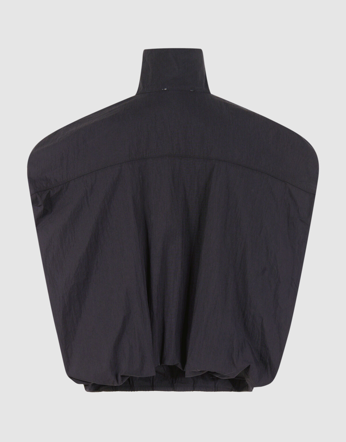 Oversized Balloon Fit Blouse Zwart