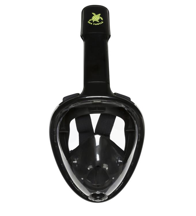 Sea Turtle Zwart S/M Snorkelmasker