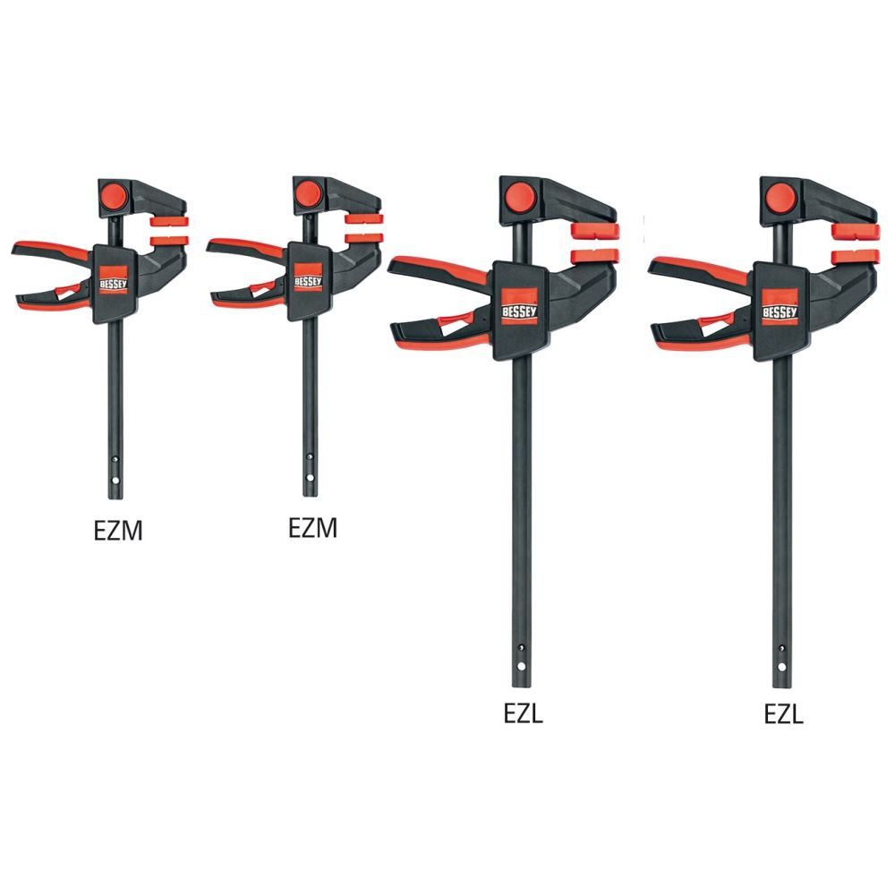 Bessey EZM-EZL-SET 4-delige Eenhandsklem actieset