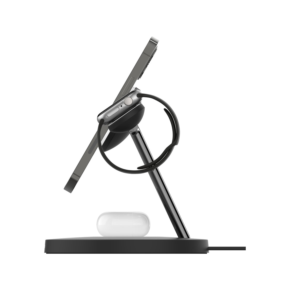 Belkin 3-i-1 MagSafe Compatible Qi2 lader, 15W