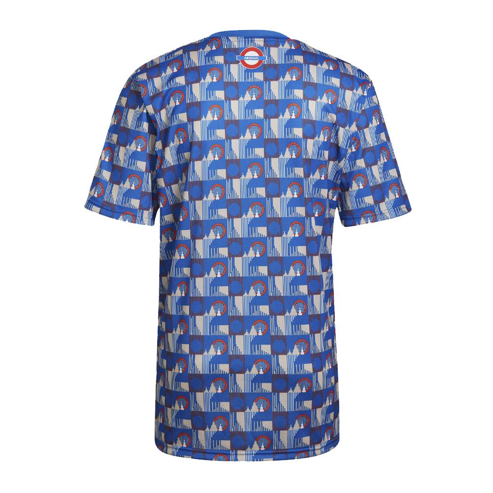 Adidas Arsenal Maillot Prematch Bleu Homme Adidas TFL 21/22