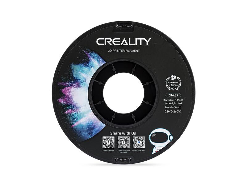 Creality Filament ABS, Grau, 1.75 mm, 1 kg ABS 3D Drucker Filament