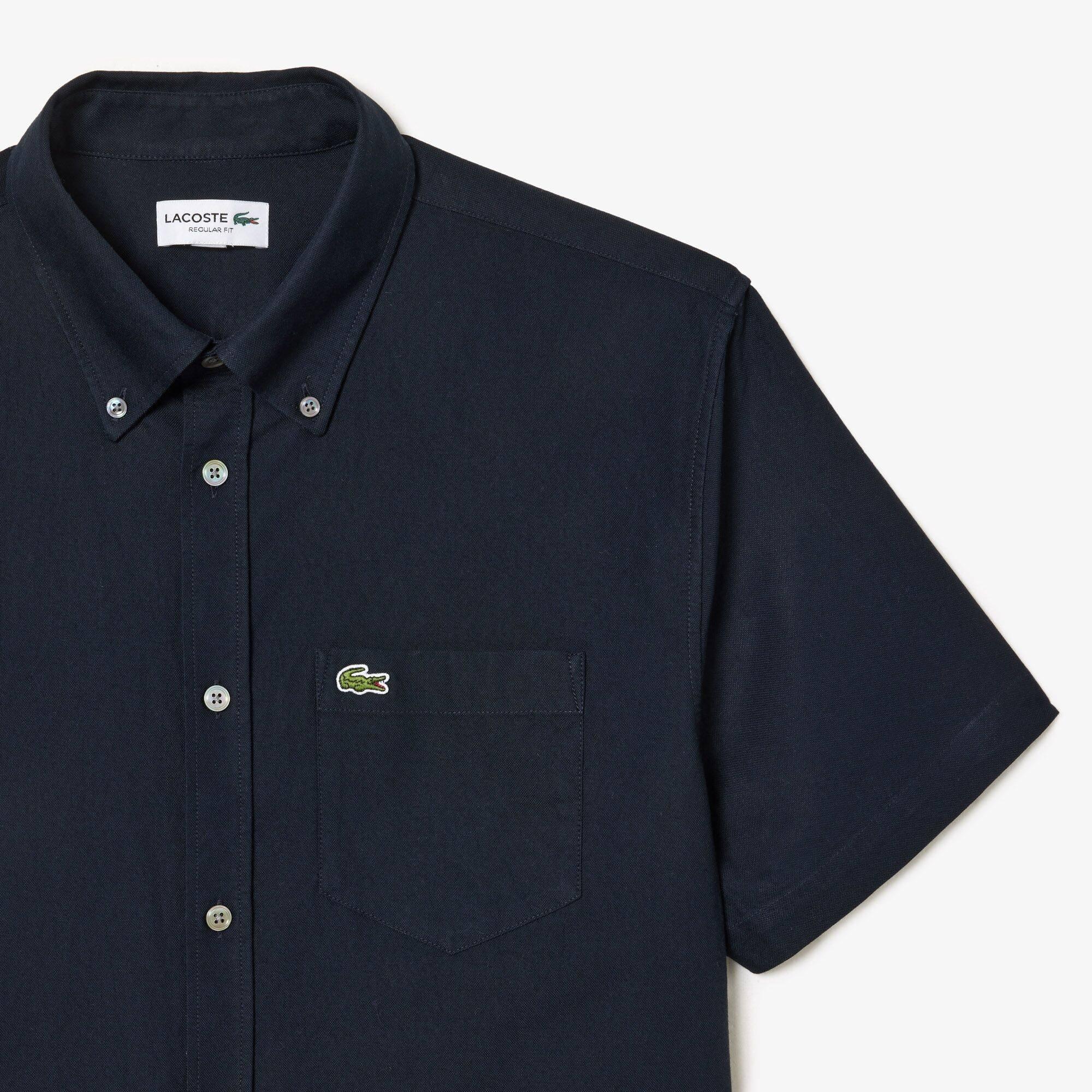 Lacoste Short Sleeve Oxford Shirt Mens