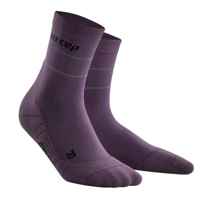 CEP Dame Strømper Reflective Mid-Cut Socks Lilla