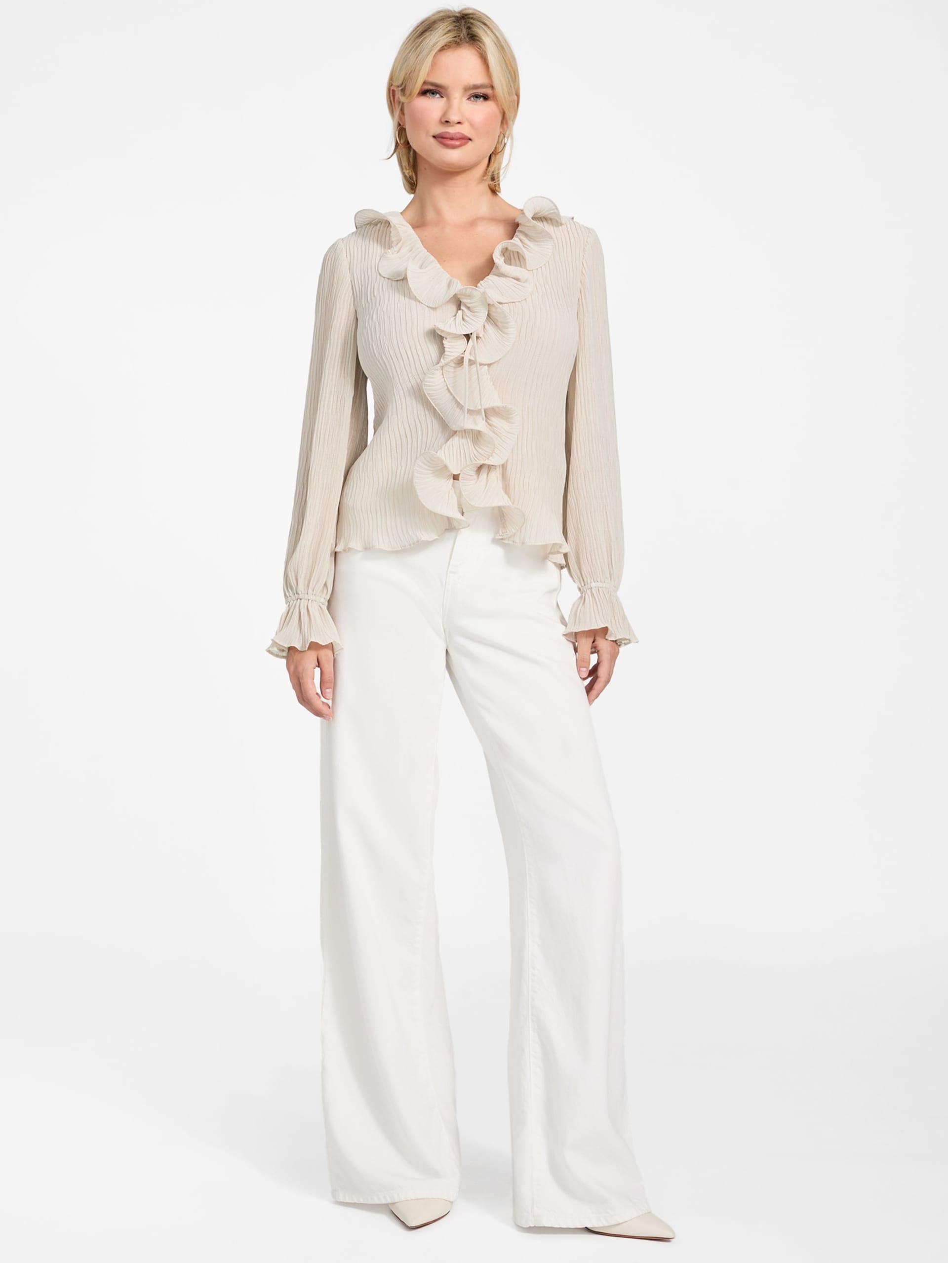 Top Eco Faye em chiffon