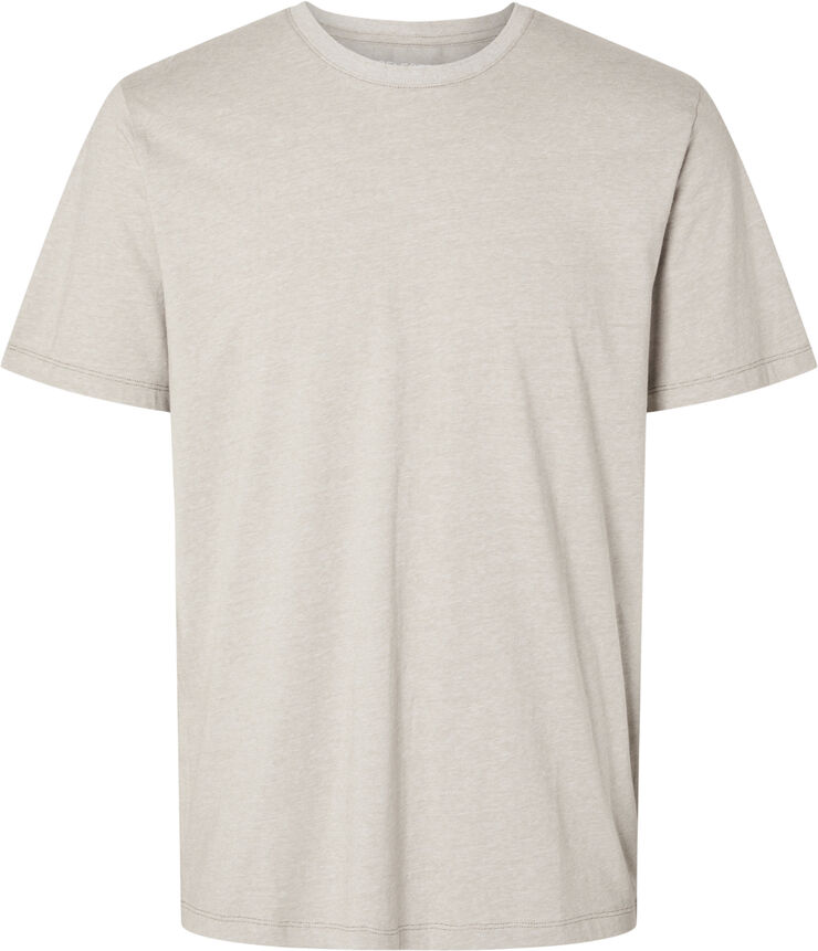Selected Homme SLHASPEN MINI STR SS O-NECK TEE NOO Kelp/egret