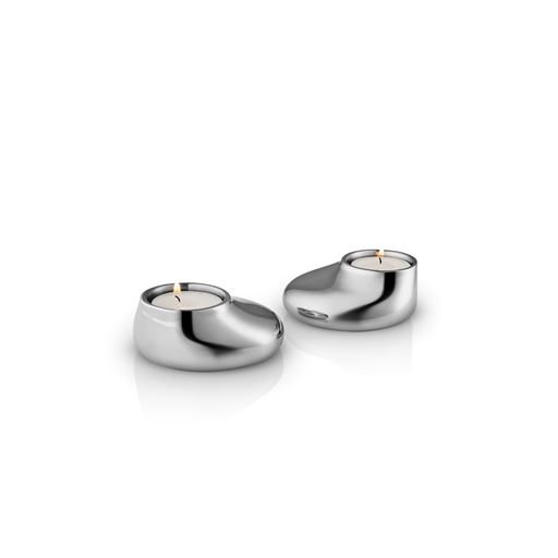 Eva Solo Mellow 2-pak Fyrfadsstage, Steel