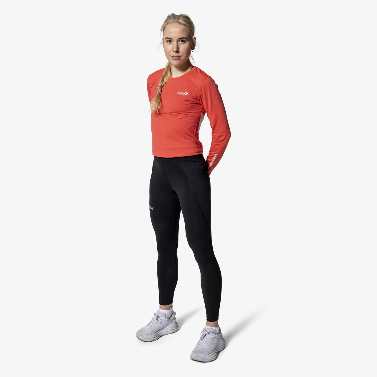 Swix Pace High Waist Tights, Dame<br>Komfortabel løpetights med høy midje!