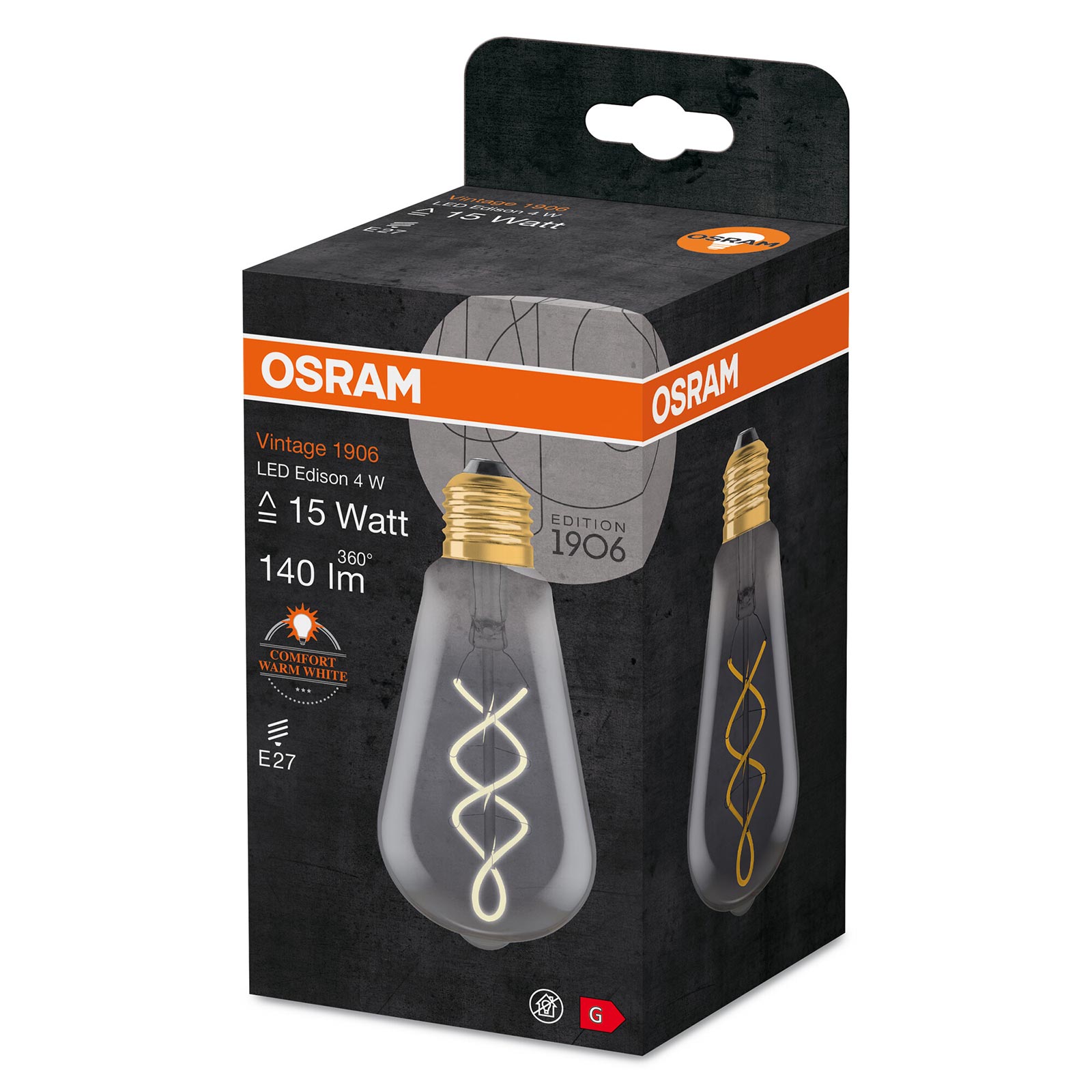 LED-Leuchtmittel 1906 Edison - Filament Kolben - E27