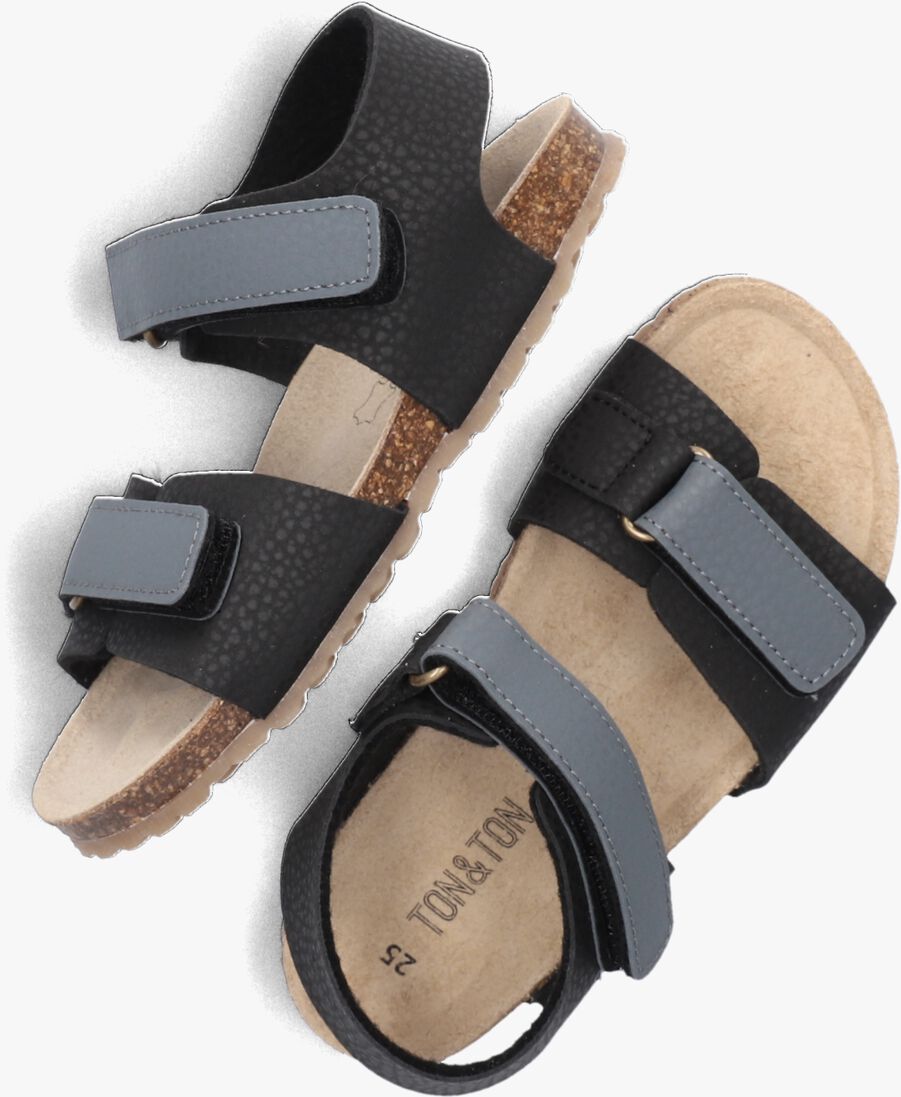 TON & TON zwarte ton & ton sandalen denniz