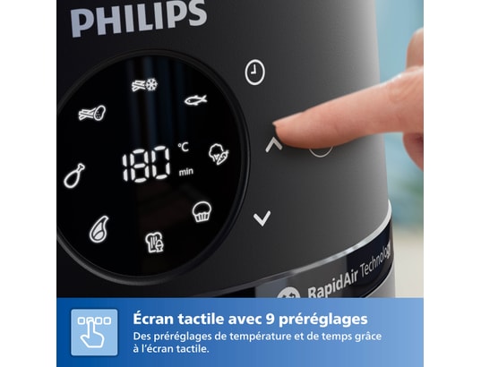 PHILIPS - Friteuse à air chaud NA211/00 Air Fryer 3.2L noir Série 2000
