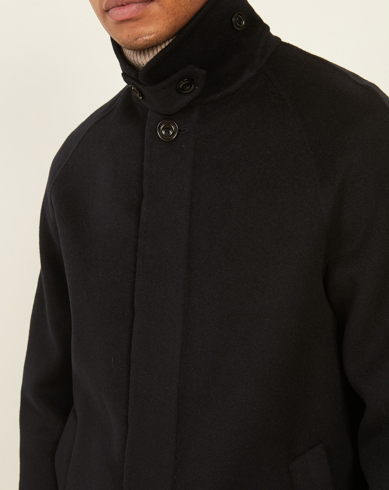 Hartford Manteau en Laine mélangée Craig marine