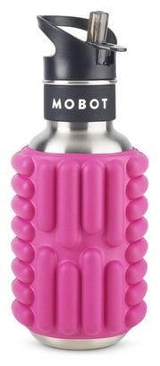 Bouteille de sport - Mobot - Fonction 2 en 1 rouleau de massage - Rose