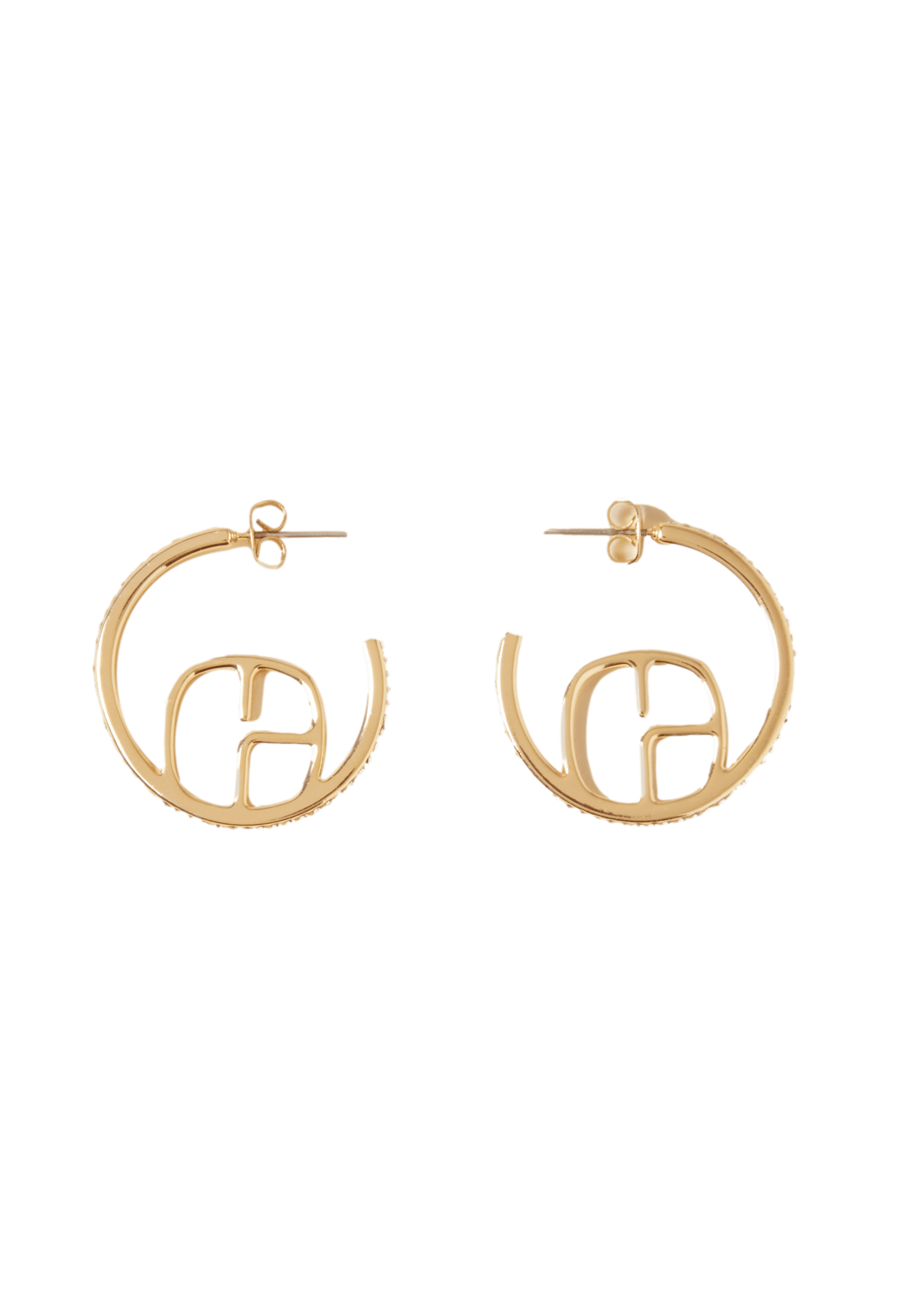 Mono boucle d'oreille créole| Doré