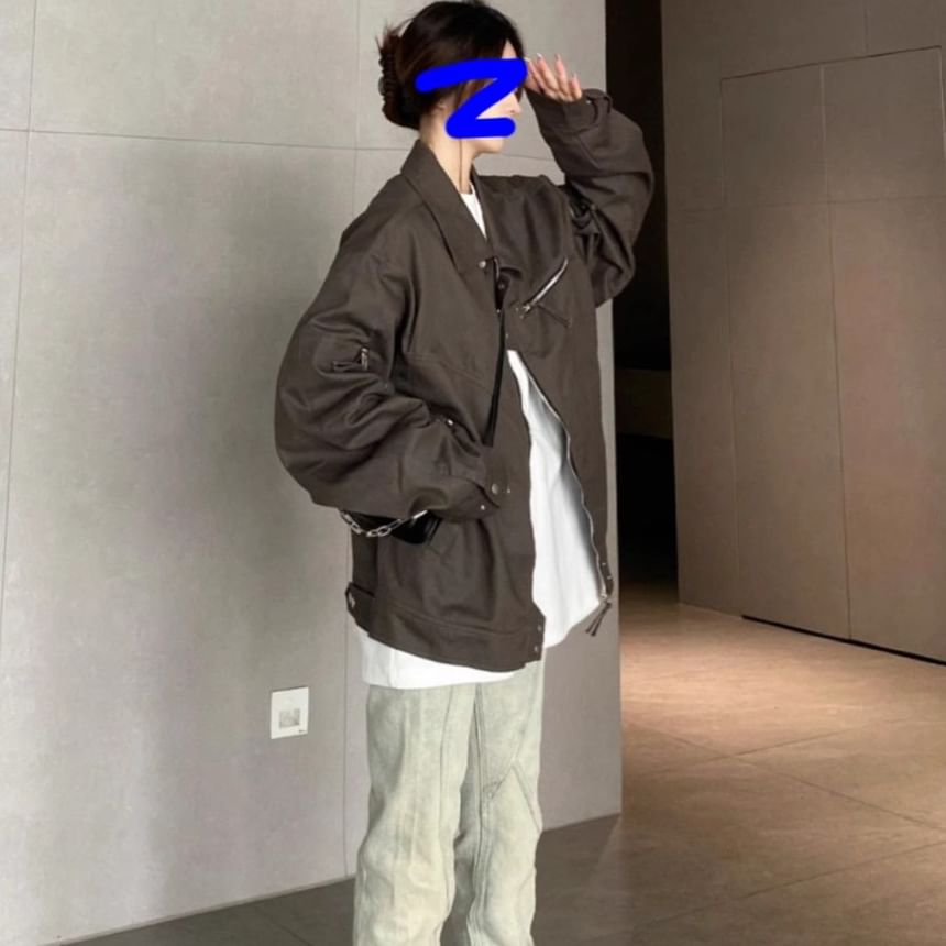 Chuoku - Mid Rise Washed Flared Jeans