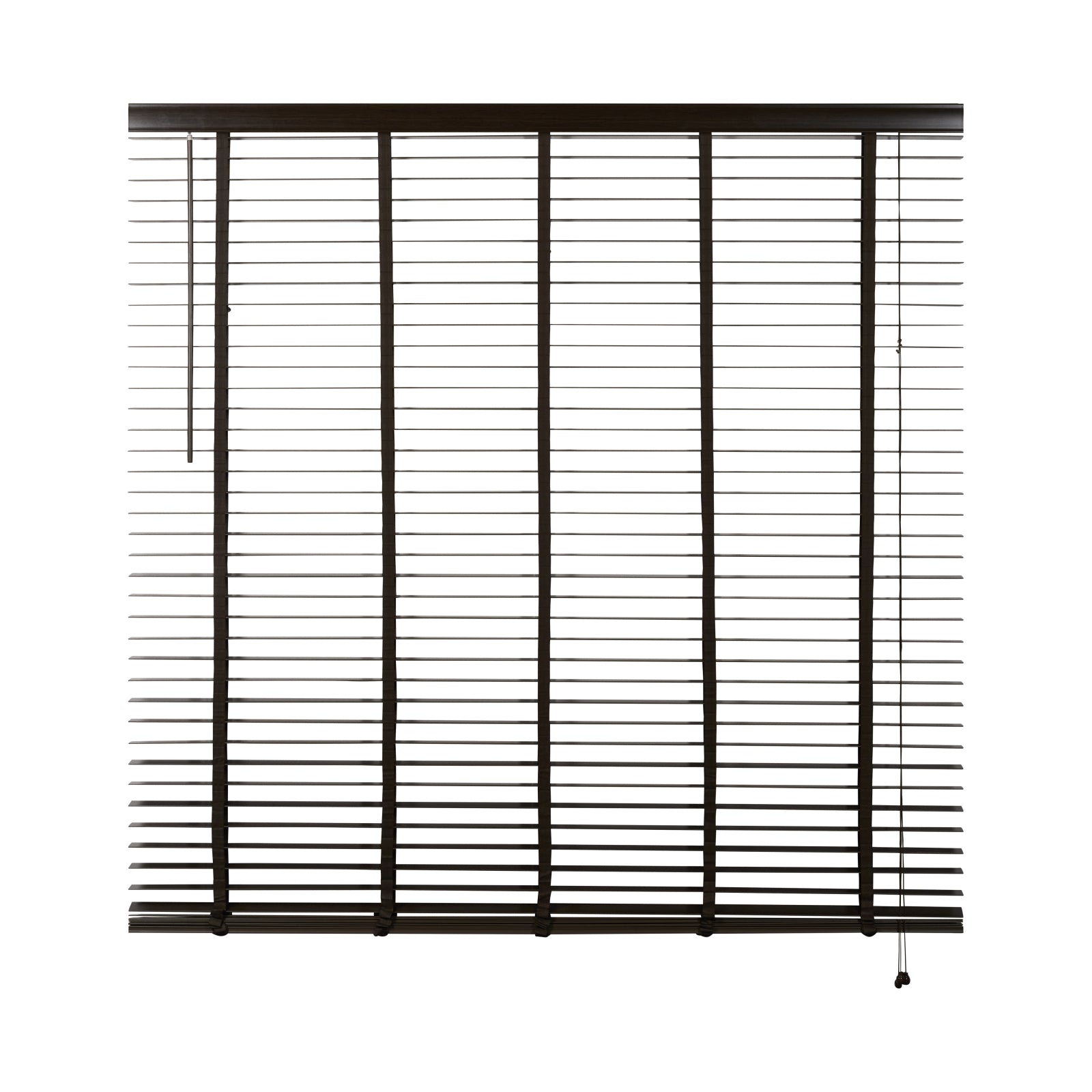 Jaloezie Hout Bruin - Hout - 200x210x5cm (BxHxD)