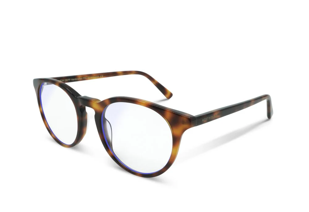 MessyWeekend  New Depp Blue Light brille - Tortoise