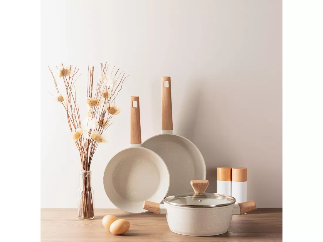 Ensemble salière et poivrière en bois NATURALLY Ø5x15,3 cm Bergner