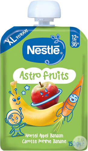 Nestle Astro Fruits Pomme Banane Carotte 150g