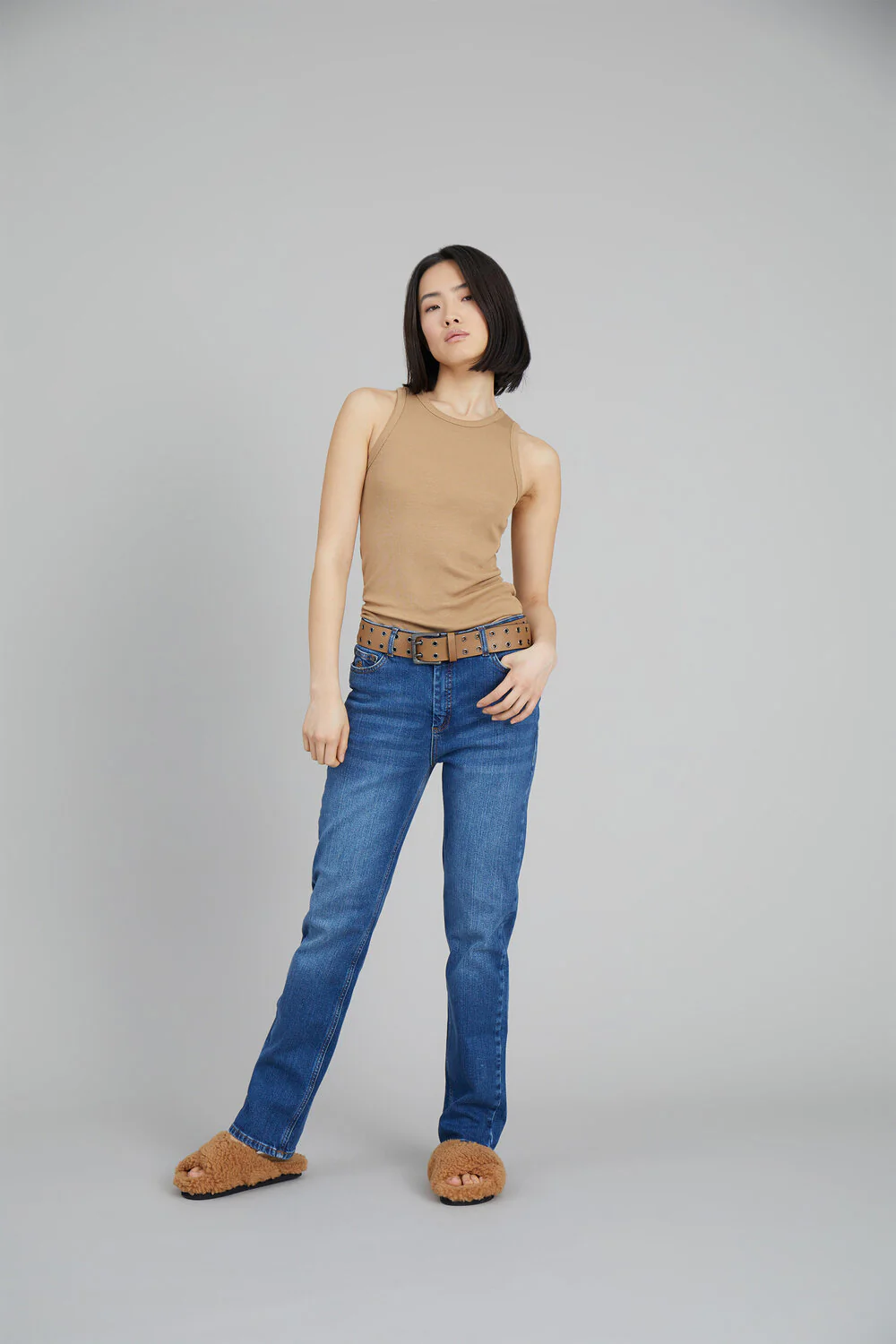 MUNTHE  Peach top - Camel