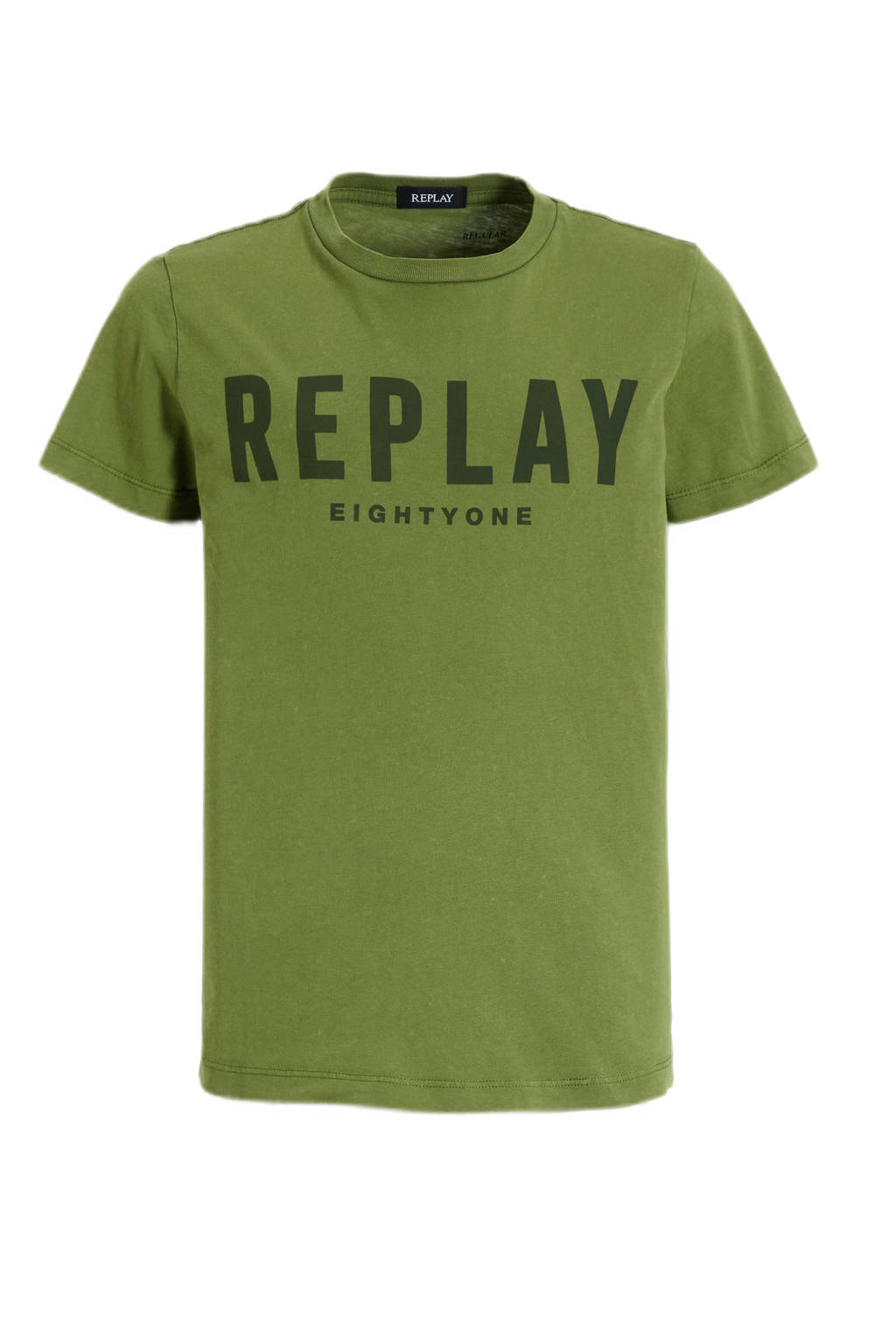 REPLAY T-shirt met tekst