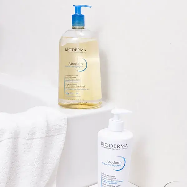 Bioderma Atoderm Huile de Douche Apaisante Peaux très Sèches Atopiques 1L