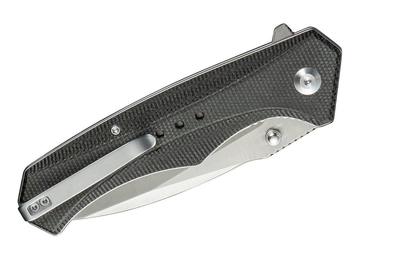 Civivi Photonix C23081B-3 Satin 14C28N, Dark Green Canvas Micarta, zakmes