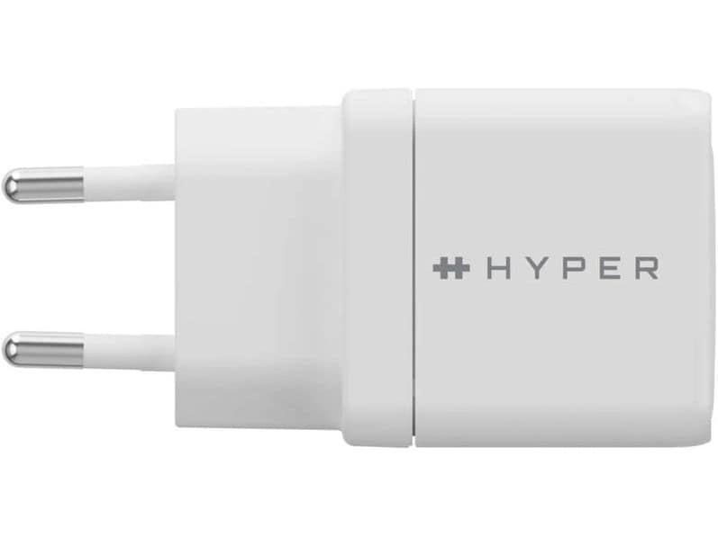HYPER USB-Wandladegerät HyperJuice USB-C GaN 35 W Weiss USB-C GaN Reise-Ladegerät