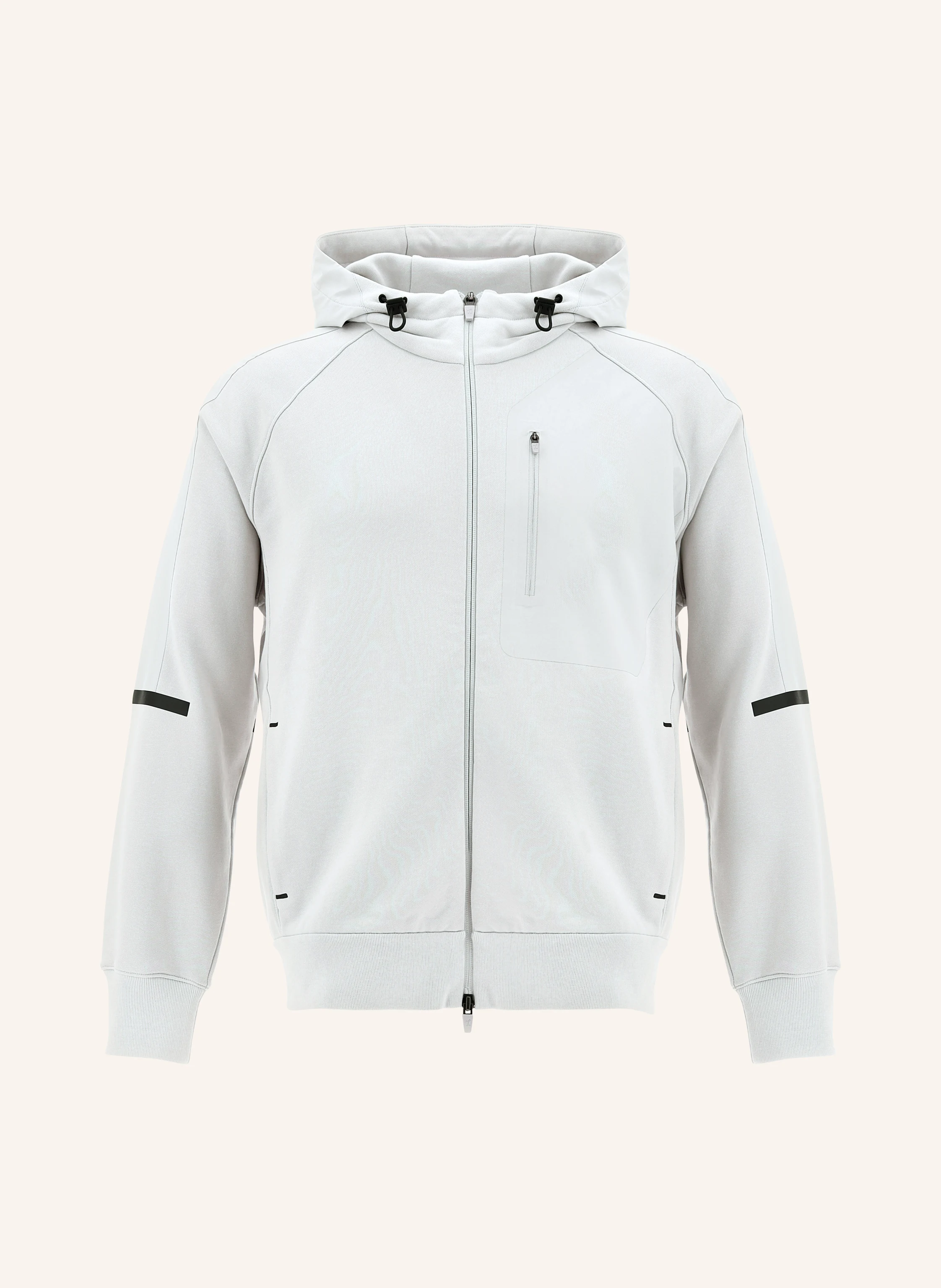 HERNO LAMINAR Sweatjacke im Materialmix