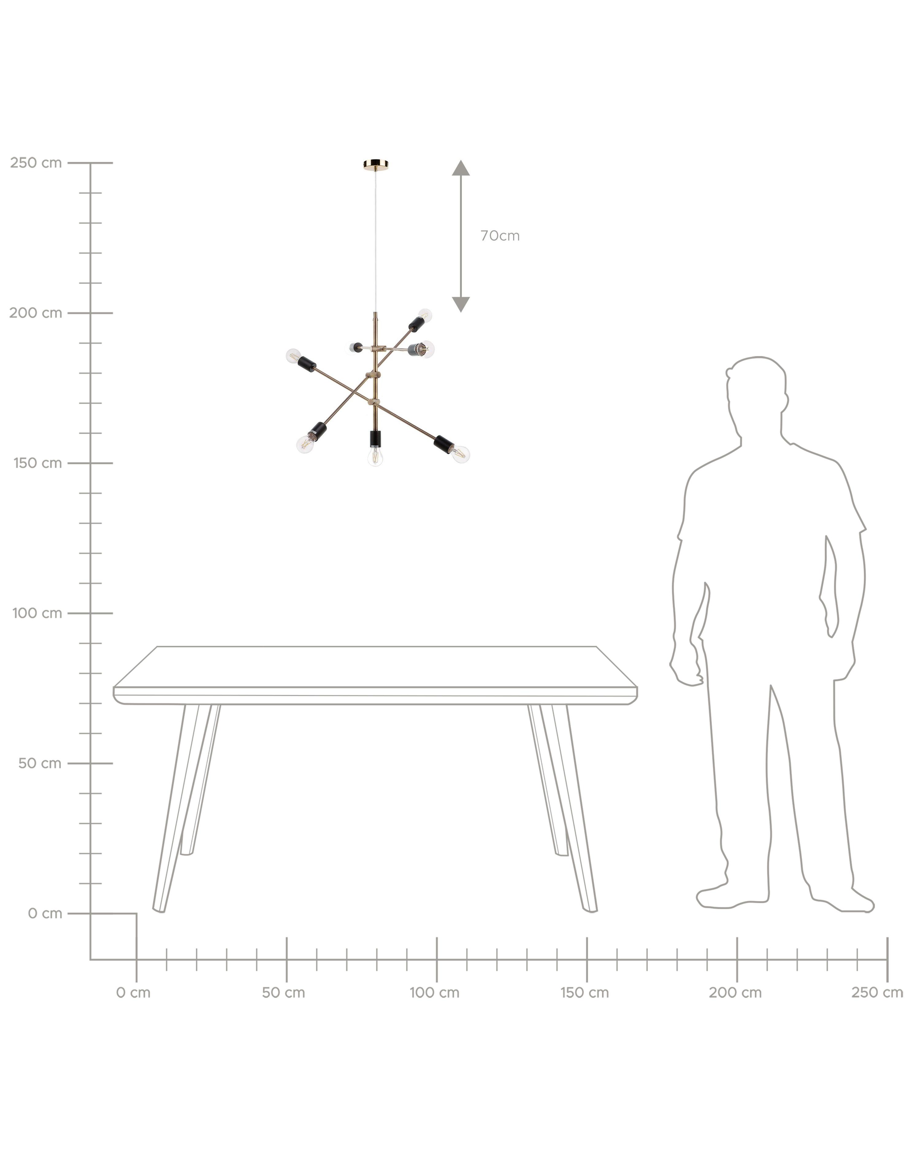 Hanglamp CREMERA Metaal Messing