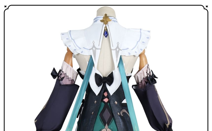 Bloomsoon - Genshin Impact Emilie Cosplaykostuum / Pruik / Set