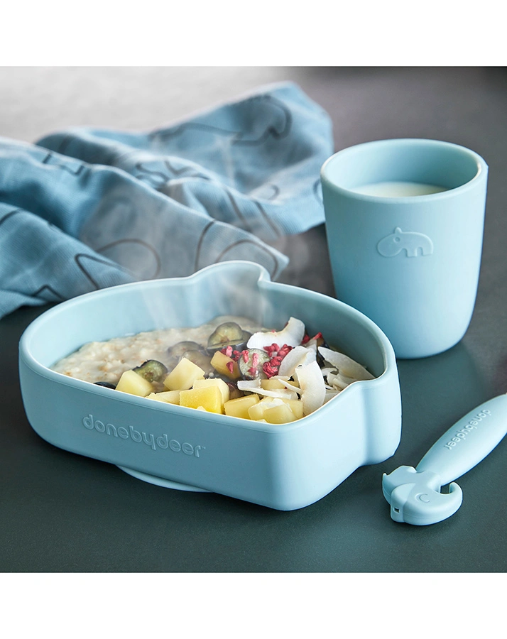 Silikon-Schale STICK&STAY BOWL – OZZO in blau