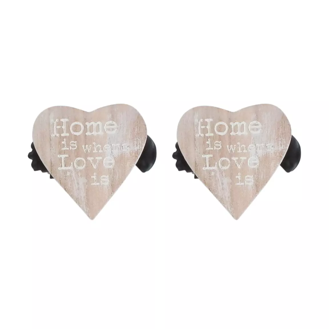 Lot de 2 pinces rideau Amore Naturel