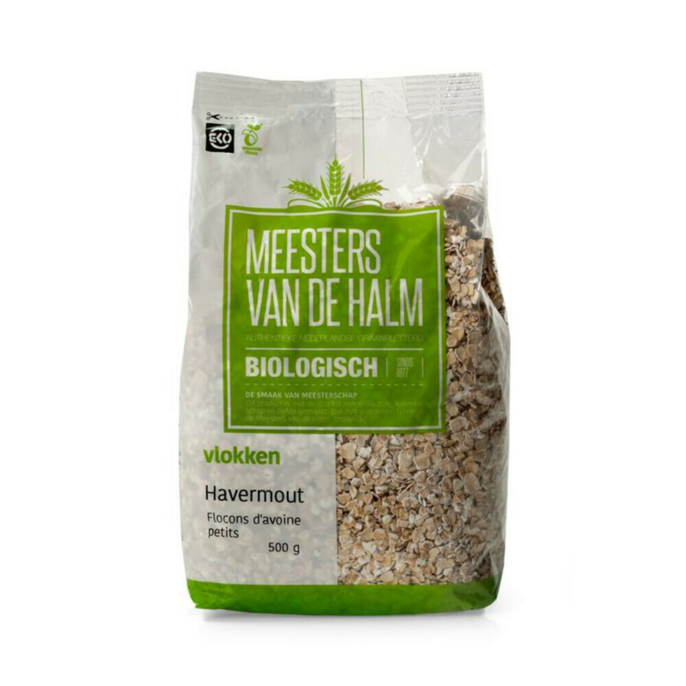 De halm Biologisch Havermout500 gr