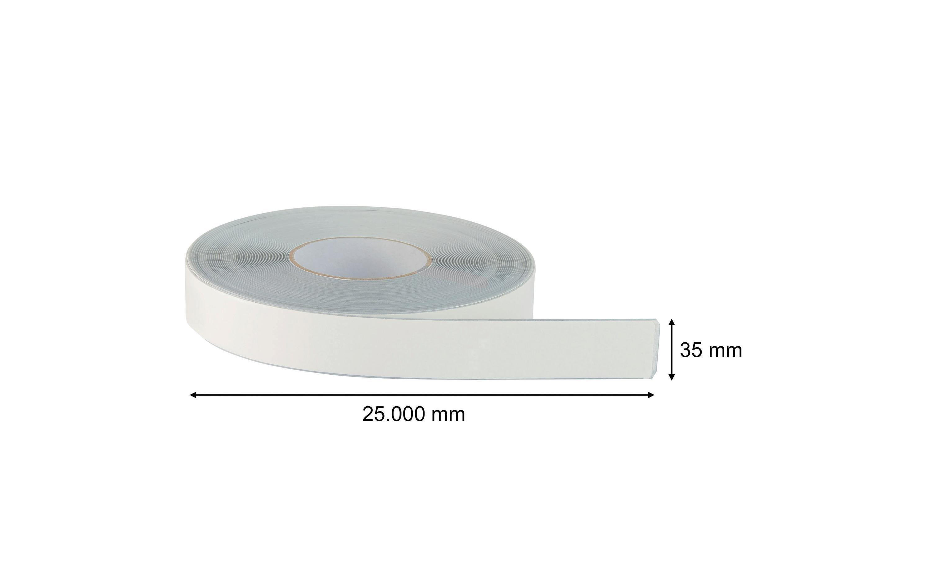 Magnetband Leiste 35 mm x 25 m, WeissZuschneidbare Magnetleiste