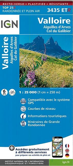 IGN - TOP25R 3435ETR VALLOIRE 1 25 000
